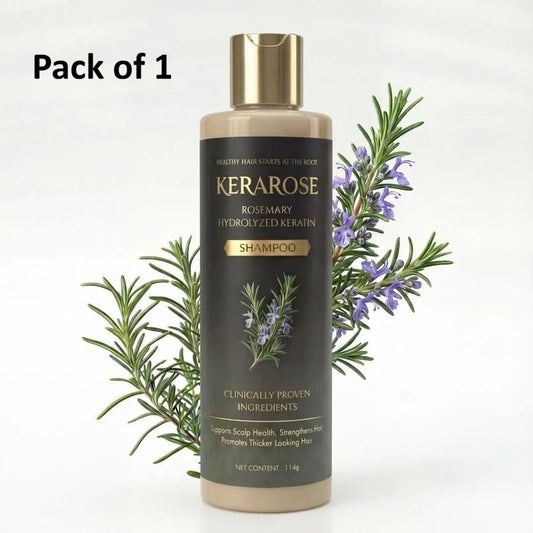 Kerarose Rosemary Hydrolyzed Keratin Shampoo 114 gm (Pack of 1)